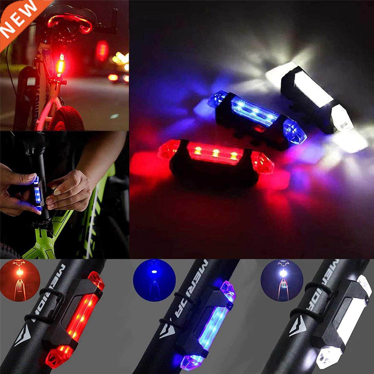 USB Rechargeable Mountain Bicycle Taillight Road Bike LED