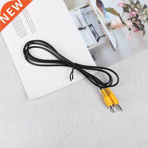 Mono Male Plug To Sngle RCA Male Audo Vdeo Cable Adapter
