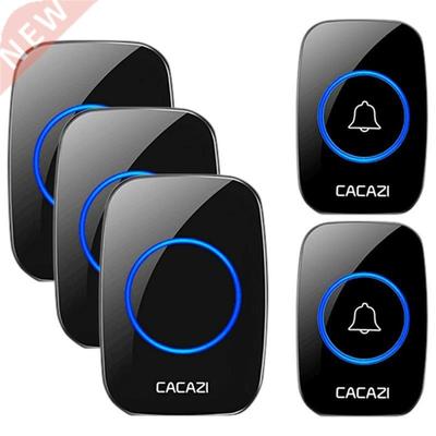 CACAZI AC Wireless Doorbell 100 240V Waterproof Door Bell