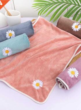 towel Little Daisy Towel Coral Fleece Korean Style Ins Trend