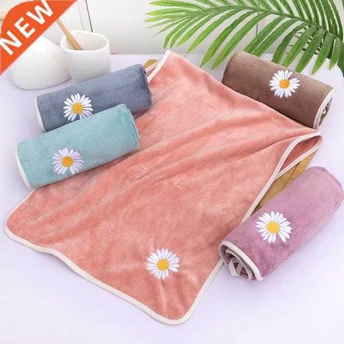 towel Little Daisy Towel Coral Fleece Korean Style Ins Trend