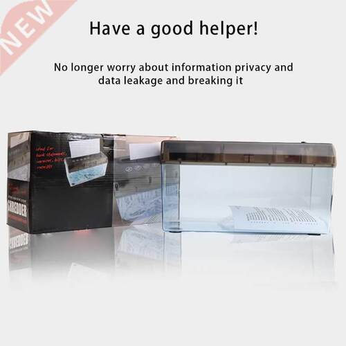 Mini Usb Paper Shredder Desktop Non-slip Rubber Base Electri