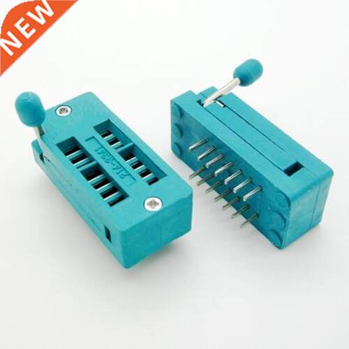 2pcs IC Test ZIF Socket 14pin 14 pin dip 2.54mm IC Socket