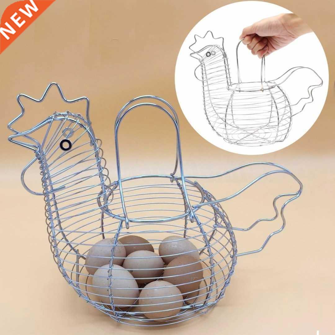 Egg Storage Baskets Kitchen Organizer Stand Hanging Handle