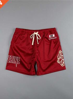 New Running Basketball Fitness Breathable Pants Mesh Fast Dr