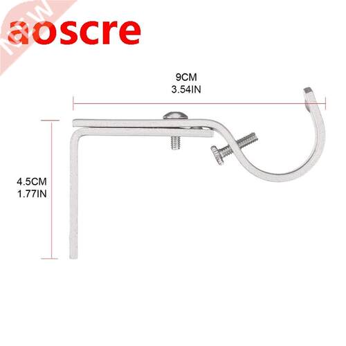 Set of  High Quality Iron Curtain Drapery Rod Bracket for 1