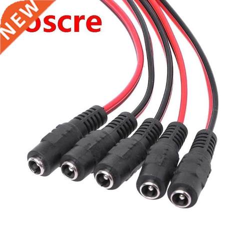 5 Pcs 5.5x2.1mm Female DC Power Plug Connector CCTV PSU Pigt