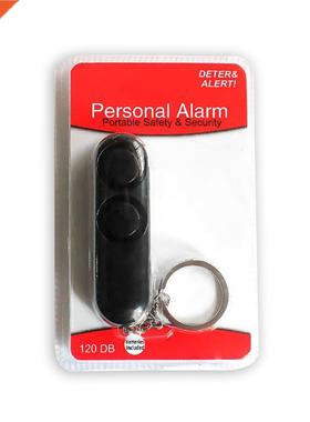 Fashion 120dB Anti-rape Device Dual Speakers Loud Alarm Aler