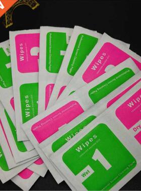 30Pcs/lot Wet Dry Wipes Cleaning Cloth for Tempered Glass Sc