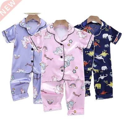Children's Pajamas Set Summer Baby Suit Kids Clothes Toddler