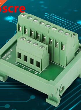 2 in 8 out terminal blocks DIN Rail and Panel Mounting Power