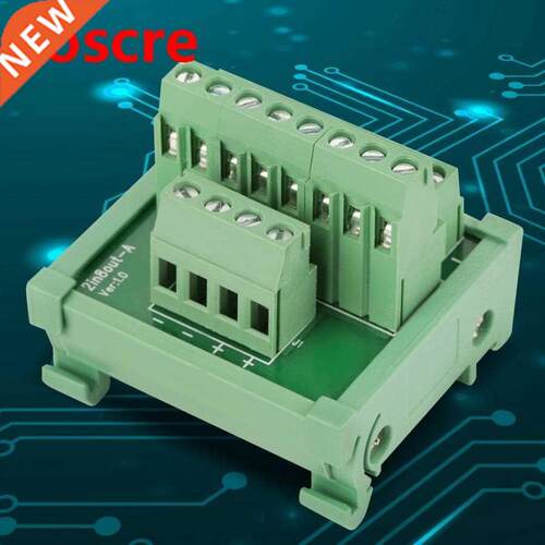 2 in 8 out terminal blocks DIN Rail and Panel Mounting Power