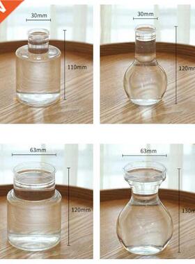 1PC Clear Plastic Hyacinth Vase Transparent Flower Plant Bot