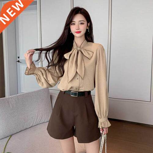 2022 Spring New Feale Shorts Wear Suit Fashion Casual Bow S
