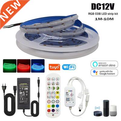 RGB DC12V 24V 756LEDs/m High Density Flexible FOB COB Linear