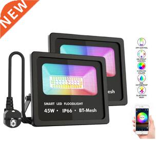 LED Smart RGB Flood Lamp with Bluetooth Mesh Technology for