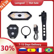 Bike Light Turn Signals Remote Control Bicycle Direction Ind