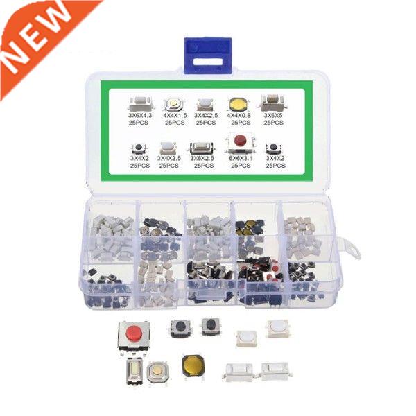 250PCS Push Button Switch 10Types Car Remote Control Micro