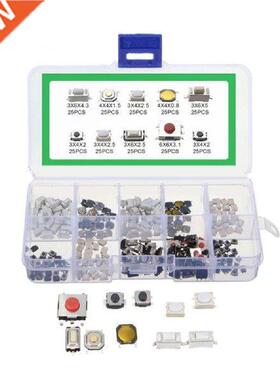 250PCS Push Button Switch 10Types Car Remote Control Micro