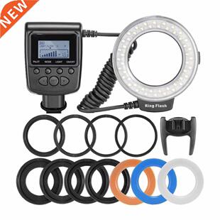 48 Macro LED Rng Bundle wth LCD Dsplay Power Control Adap