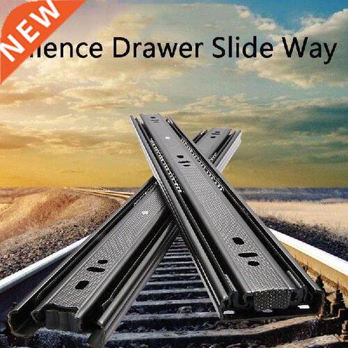 Heavy-Duty Slide Drawer Track Thicken -Section Silent