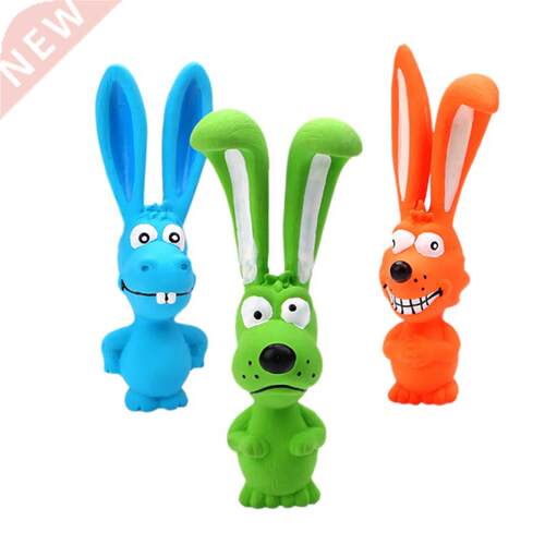 Squeak Toys Dog rabbit Latex Chew Dog Toy Animal Pet Squeak