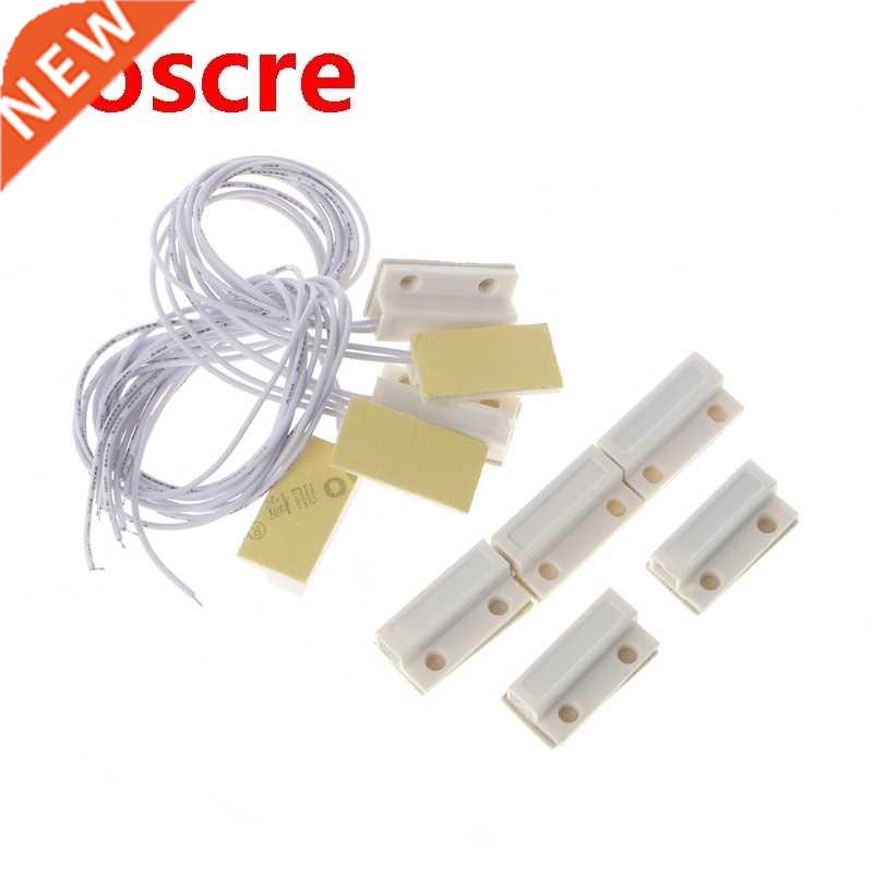 5 Sets MC-38 Wired Door Window Sensor Magnetic Switch Home A