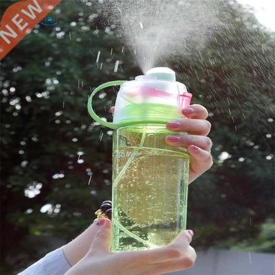 400ML/600ML Portable Spray Sports Water Bottle Creative Prof