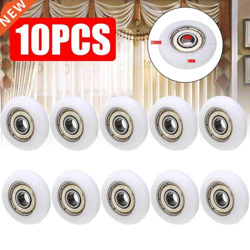 10pcs 23mm Shower Sliding Roller Wheel Door Runner Rollers P