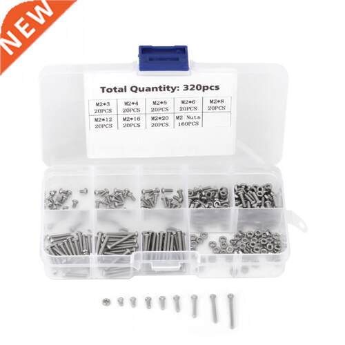 20pcs M2 Machine Screws Set Fasteners for LaptopHard DiskKe