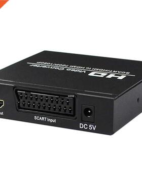 HDMI RGB Scart to HDMI Scaler 1080P converter HDMI Scart to