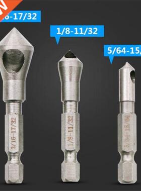 3Pcs/set HSS 4241 Countersink Bit Deburring Drill Bits Tappe
