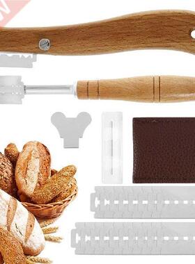 25pcs Plastic/Wooden Bread Lame Tools Bakery Scraper Bread