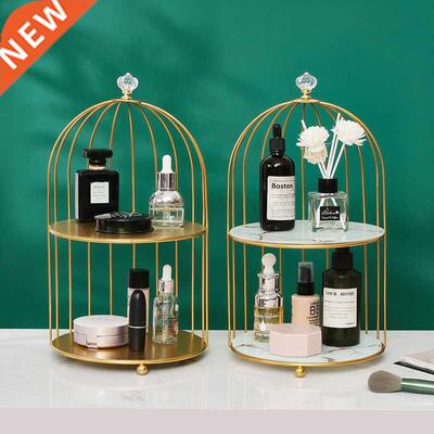 etal Bird Cage Cosetic Storage Organizer Lipstick Perfue
