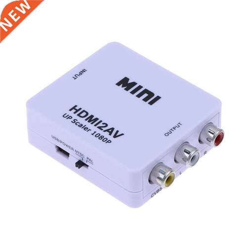 HD Video Converter Box HDMI RCA AV/CVSB L/R Video 480 P HDMI