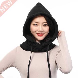 Winter Cotton Hat Women Warm Thick Ear Neck Protection Hat F