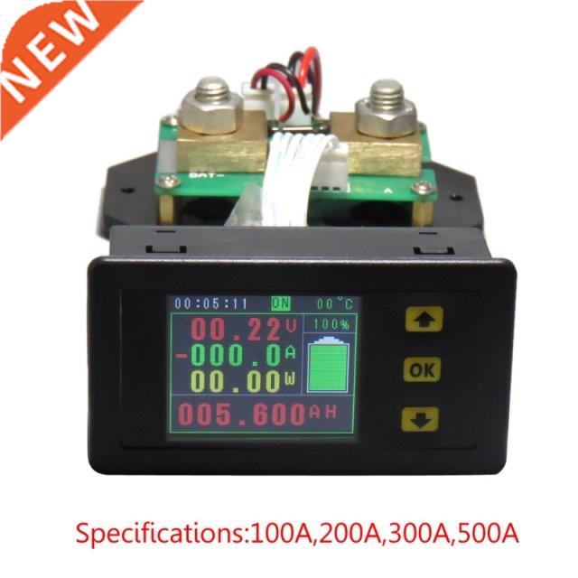 DC 120v 100A 200A 500A LCD Combo Meter Voltage current KWh W