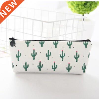 Fresh And Lovely Cactus Large-capacity Pencil Case Student