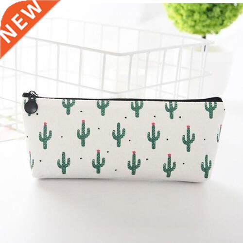 Fresh And Lovely Cactus Large-capacity Pencil Case Student