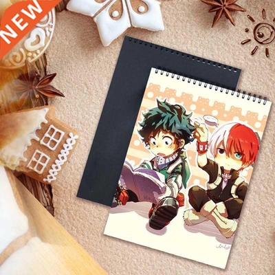 A4 Anime My Hero Academia Watercolor Paper Sketch Book Porta