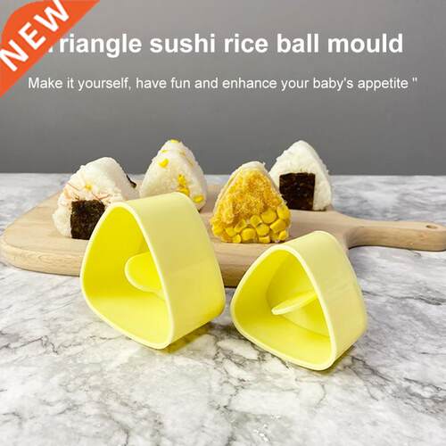 2pcs Creative Triangle Rice Ball Mold Household Cartoon