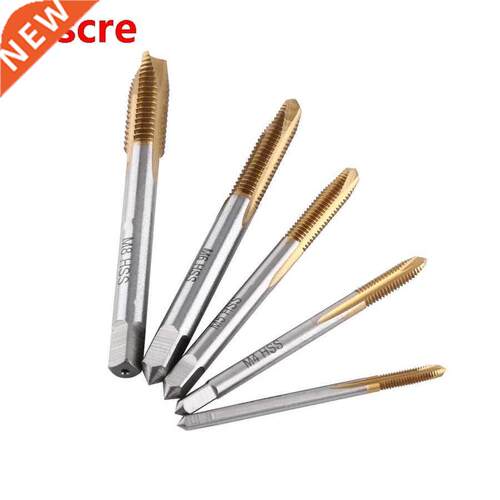5pcs/set High Steel Thread Screw Tap Kit M3 M6 M8 Hand Tools