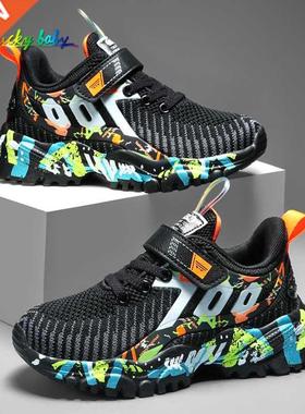 2021 Spring Kids Sport Shoes For Boys Running Sneakers Casua