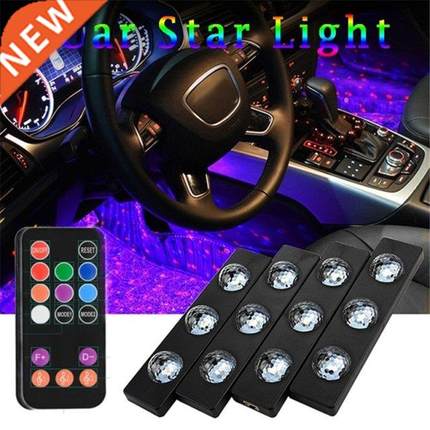 Car Styling LED Decorative Atmosphere Lamps Colorful Star Li