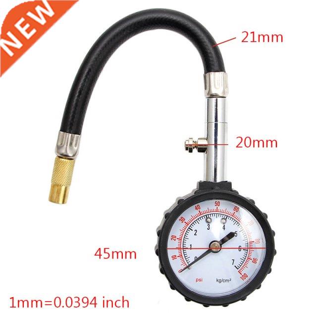 0-100PSI Car Truck Auto Motor Tyre Tire Air Pressure Gauge D