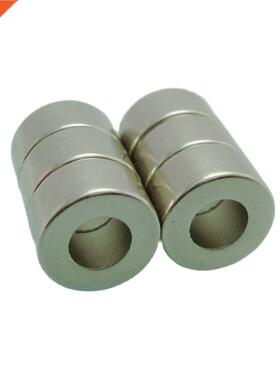 N35 NdFeB Garage Magnet Disc Diameter 12.7x6.35mm With Hole