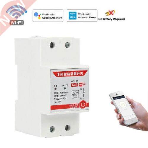 Din Rail Single Phase Reset Zero Energy Meter Tuya WIFI