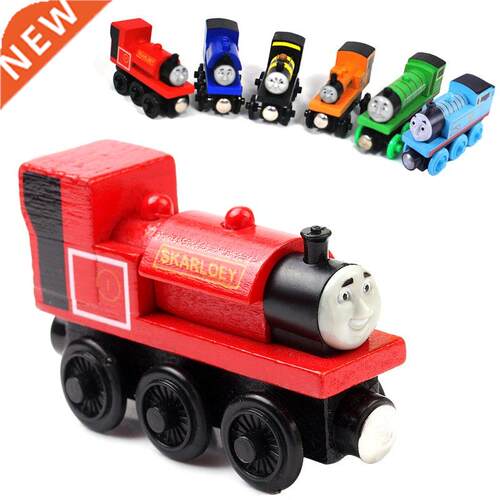 1pc Thomas Trains Toy Magnetic Wooden Thomas Train Car Woode