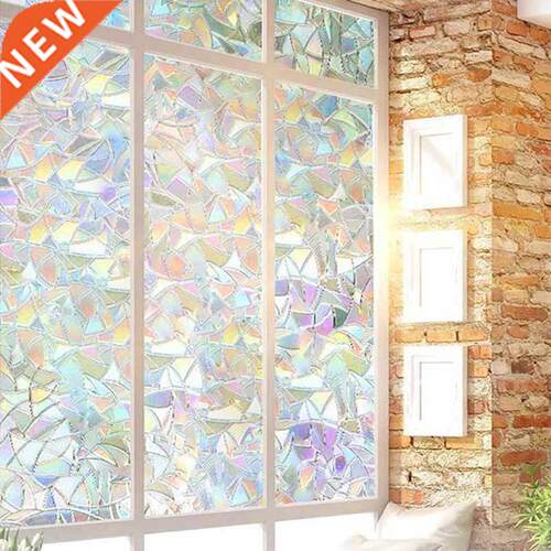 100*45cm Window Cover Film Home Decorative Transparent Self-