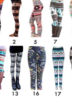 2022 Chrstmas Prnt Women's Leggngs Hgh Wast Leggngs Ha